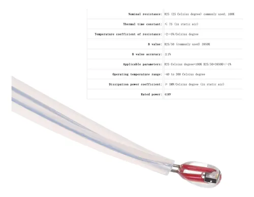 3d Printer Components Ntc Thermistor Abs Assorted Color 5pcs