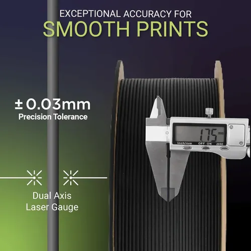 Filamento Polymaker Fiberon Asa-cf08 De 1,75 Mm Y 0,5 Kg, Co