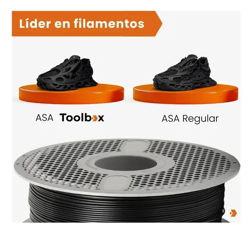 Filamento Toolbox Asa High Speed 1.75 Mm 1 Kg Latte