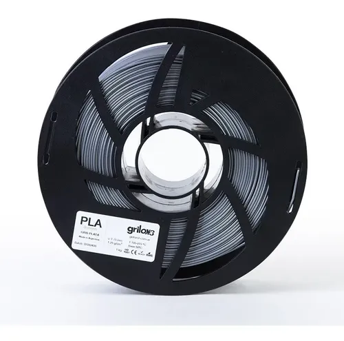 Grilon3 Filamento Pla 1.75mm 1kg Impresora 3d Color Gris Plata