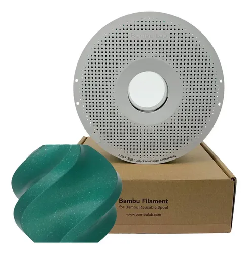 Filamento Bambu Lab Pla Sparkle 1kg – 1.75mm Impresion 3d Color Verde oscuro