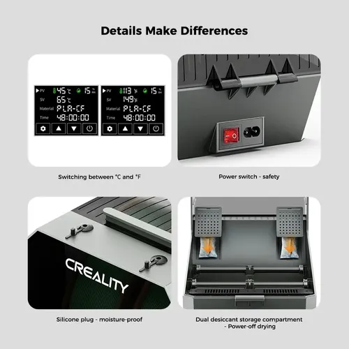 Secador De Filamento 3d Creality Space Pi Plus
