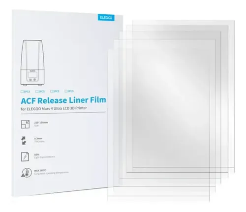 Fep Film Acf Impresora Elegoo Mars 4 Ultra Lcd X 5