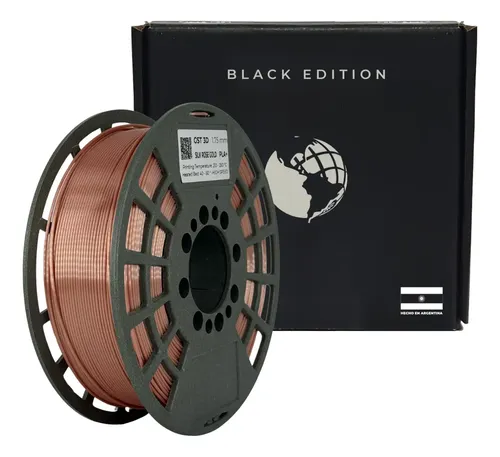 Filamento Gst3d Pla+ Silk 1.75mm Brillante Sedoso X1 Kg Color Rose Gold