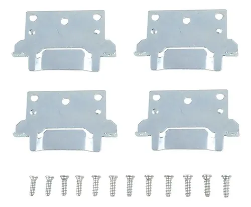 Juego De Cuatro Placas De Montaje Para Reparación De Muebles