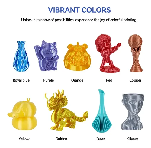 Filamento Para Impresora 3d Kingroon Silk Pla, 1,75 Mm, 1 Kg