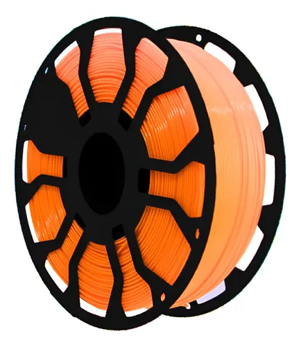 Filamento PLA Naranja Hellbot Ecofila LOCK de 1 kg para Impresión 3D