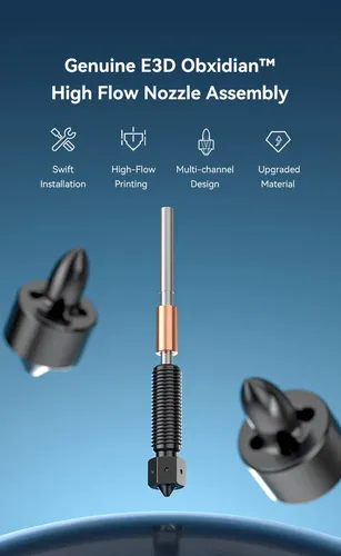 Nozzle Alto Flujo Genuine E3d Obxidian Creality K1/end 3 V3