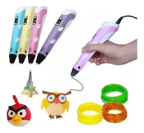 Filamento Lapiz 3d 1.75 X 100g 35 Metros Pla 5 Colores
