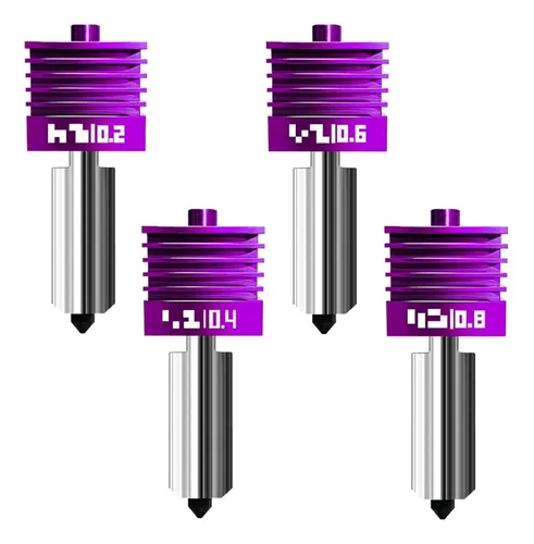 Kit Hotend De 4 Piezas Con Revestimiento Mpvd De Acero Endur