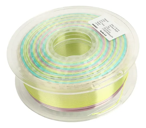 Filamento Pla Gradient Rainbow Multicolor Que Cambia De Colo