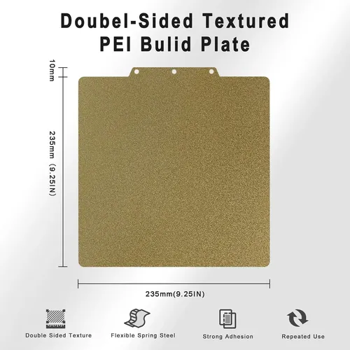 Placa Flexible Magnética Pei 3d 235x235mm Para Impresora