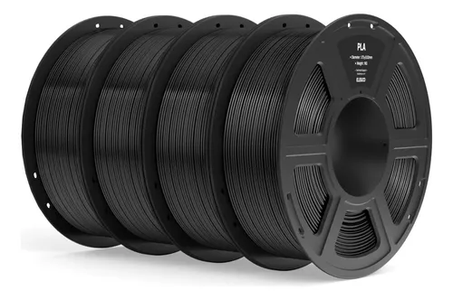 Filamento Elegoo Pla 1.75mm Pack X4 Para Impresora 3d Blanco