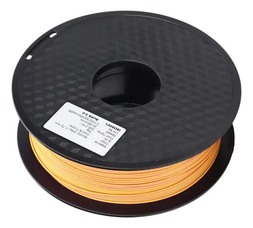 Filamento 1.75mm Oro Y Púrpura Dual Para Impresora 3d