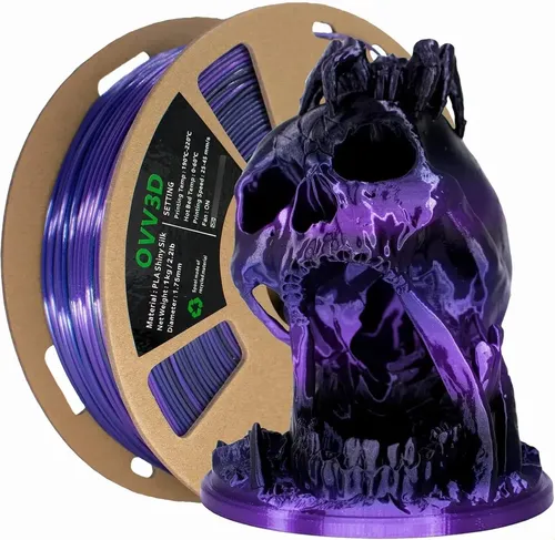 Filamento Pa De 1,75 Mm, Seda De Filamento Para Impresora 3d Púrpura