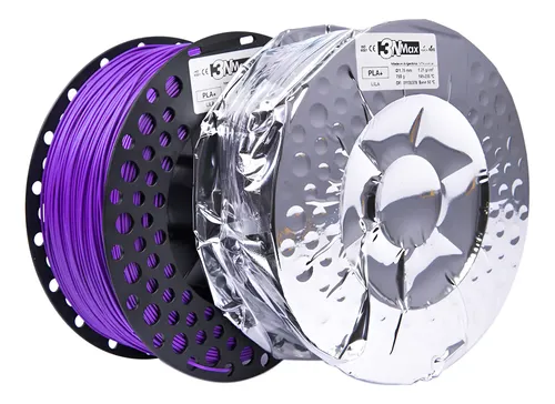 Filamento 3d 3nmax Se Pla+ 750g Silver Edition Impresión 3d Color Lila