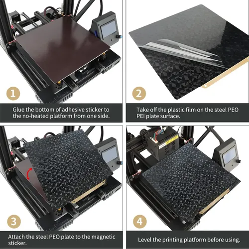 Placa De Construcción Magnética Peo+pei De Impresión 3d De 3