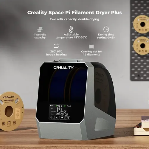 Secadora Creality 2 Filamentos Dry Box Space Pi Plus
