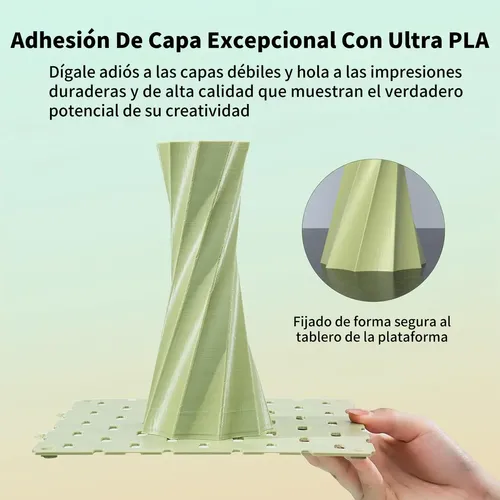 Filamento 3D PLA Soleyin Gris 1.75mm 1kg Impresora Ultra Adherente