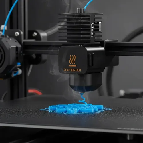 Hotend Para Bambu Lab A1 Con Boquilla De Acero De 0.2mm