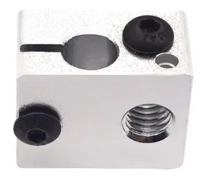 Bloque Aluminio Hotend V6 Estandar Impresora 3d
