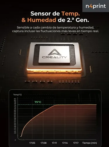 Secador Filamento Creality Space Pi V2 Plus New 2026 N4print