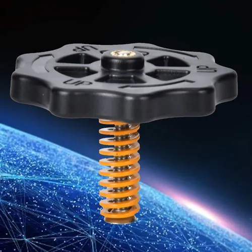 Kit Nivelador 3d Plástico 4 Piezas Con Resortes Y Tornillos