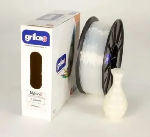 Filamento 3D Grilon3 Nylon 6 de 1.75mm y 1kg natural