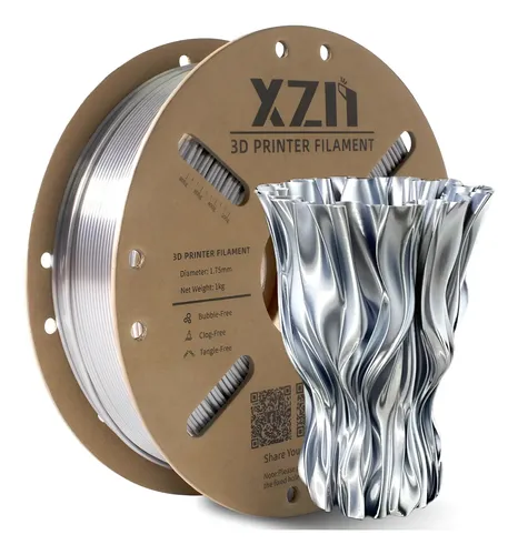 Filamento Para Impresora 3d Xzn Silk Pla, 1,75 Mm, 1 Kg, Pla
