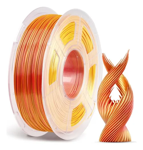Filamento Silk Pla+ Jayo 1.1kg Doble Color, Brillante Y -cn