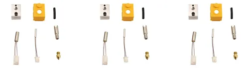 Kit Hotend 3x Bico, Termistor, Haste, Calentamiento 3d