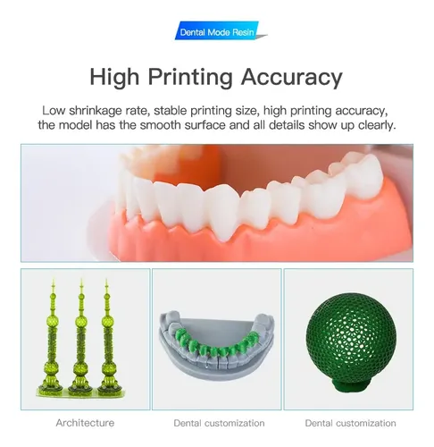 Resina Creality Dental 1000g Naranja Para Impresoras Lcd