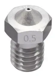 Pico Nozzle V6 Acero Inoxidable 0.2 A 1.0mm Filamento 1.75mm