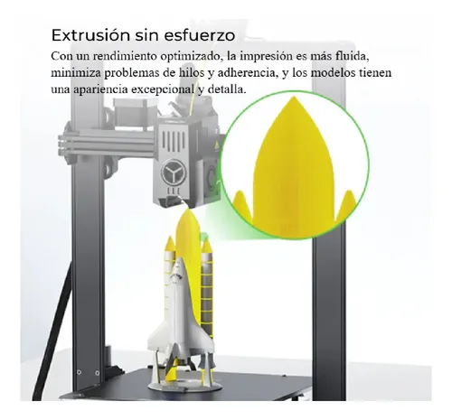 Filamento 3d Hyper Petg Creality 1 Kg 1.75mm 300mm/s Gris