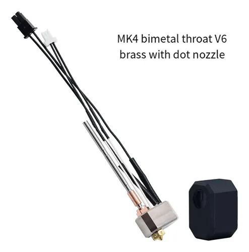 Para Extrusora Prusa I3 Mk4 Hotend+boquilla De Latón E3dv6 D