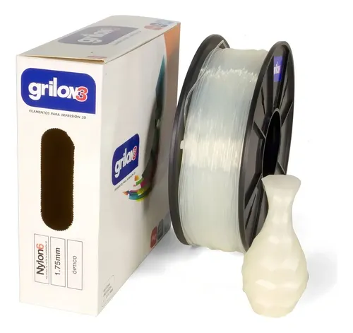 Filamento 3D Grilon3 Nylon 6 de 1.75mm y 1kg natural