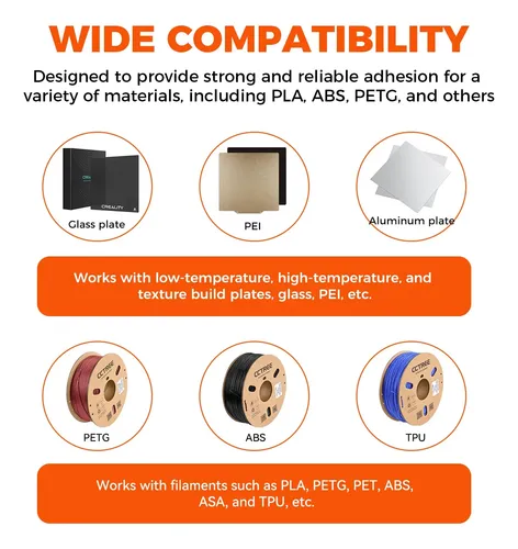 Adhesivo Para Cama 3d Impresión Abs Pla Petg Tpu 80ml