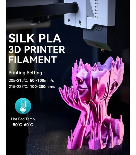 Filamento Pla Seda Sunlu 1kg 1.75mm Oro Brillante