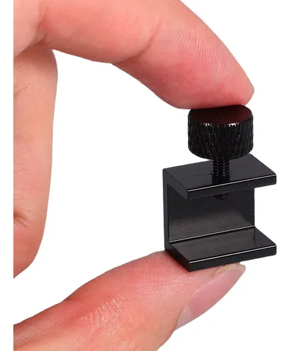Clips De Cama De Vidrio De 4 Piezas: Abrazaderas Metálicas P