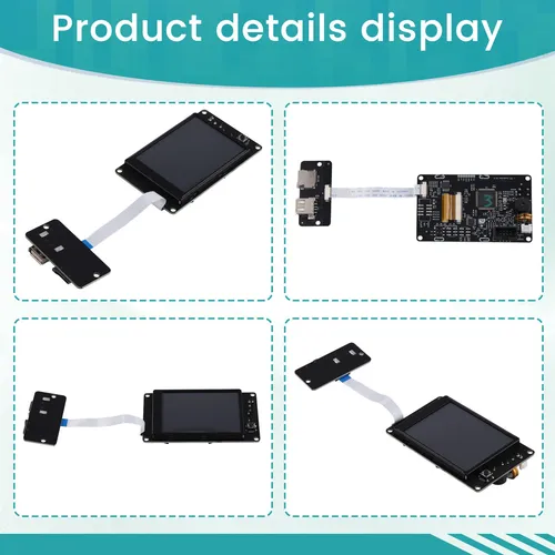 Fácil Para Impresora 3d, Pantalla Lcd Y Placa Tft. Negro