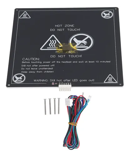 Placa De Aluminio Para Cama Caliente 12v 1.2mm Para Impresor