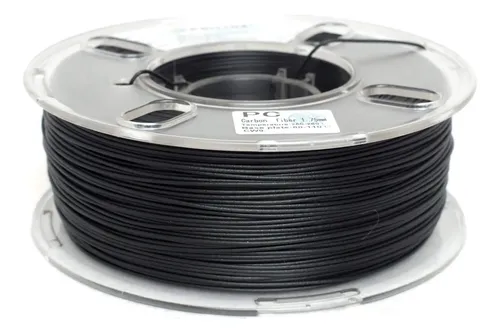 Filamento De Fibra De Carbono Priline, Fibra De Carbono Pril Negro