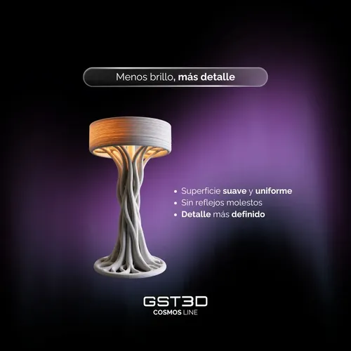 Filamento Pla+ Matte High Speed Gst3d Cosmos 1kg 1.75mm Azul Marino