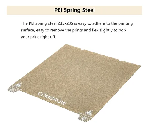 Hoja Doble Lado Pei Peo Creality 235x235mm Calidad Premium
