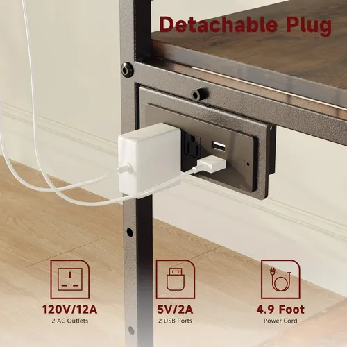 Soporte Impresora 3d Resistente Con Toma Corriente