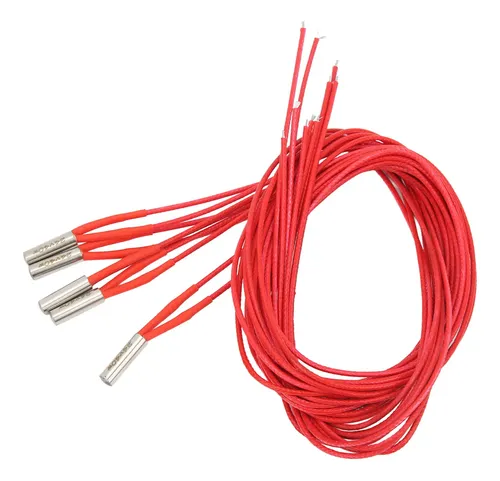 Cartucho Calefactor, 5 Unidades, Dc, 24 V, 40 W, Acero Inoxi