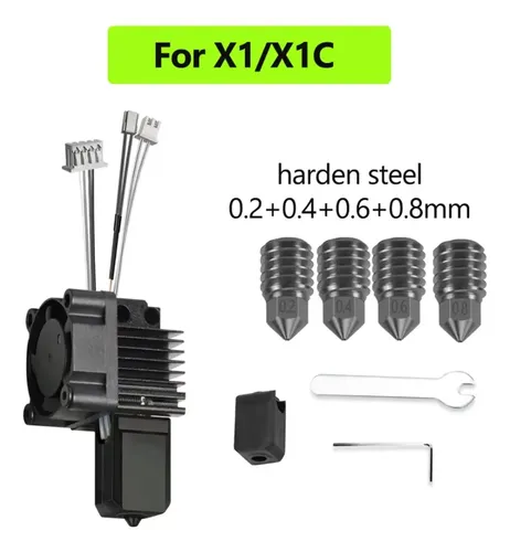 Kit Hotend Para Impresora 3d X1c X1c Con Ventilador De Refri