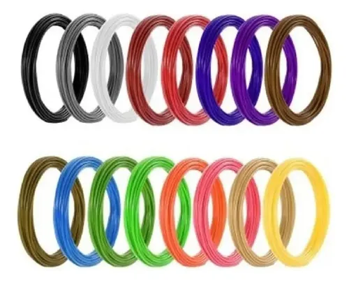 Repuesto Filamento Lápiz 3d 200mts Pla 1.75 Colores Surtidos