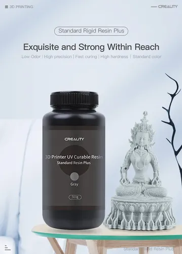 Resina Creality Standard Plus 500g Color Gris