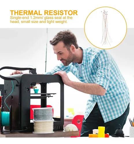 20 Piezas De Impresora 3d, Termistor, Resistencia Al Extremo